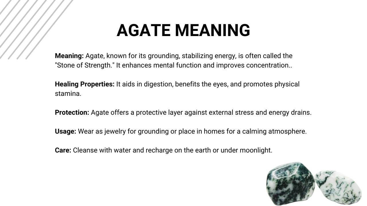 Agate Meaning Stone Healing Properties Uses Crystal Gemstone 